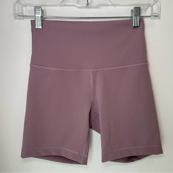 Lululemon Wunder Train High-Rise Short 6" Lavender Lux Size 4 - Picture 4 of 9